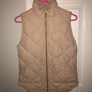 JCREW puffer vest XXS